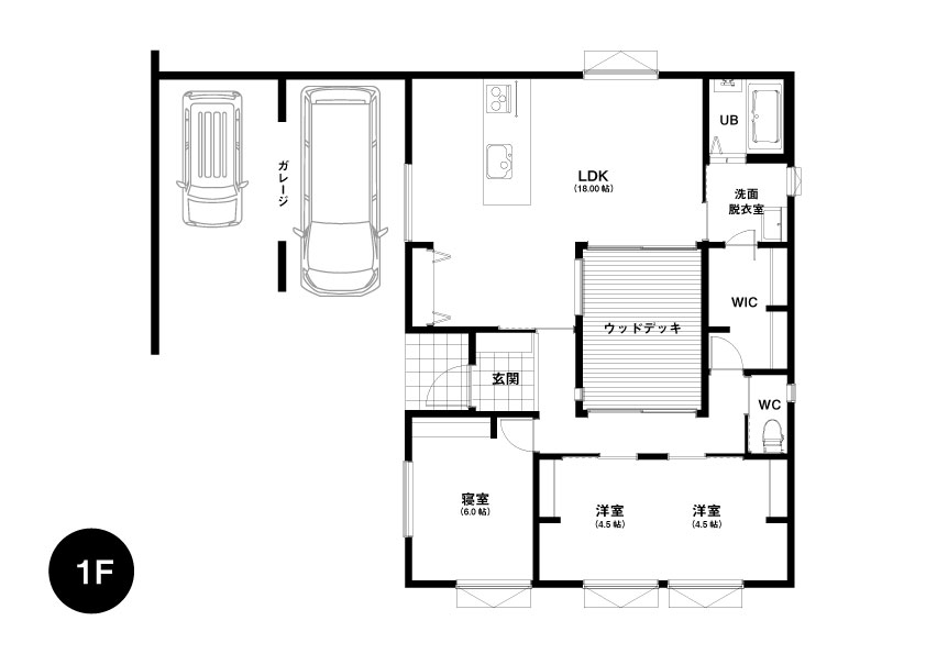 【菊池郡菊陽】ガレージ×平屋