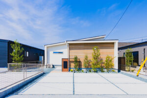 回遊動線の平屋