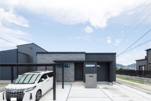 洗練されたモダンな平屋