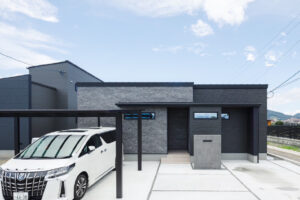 洗練されたモダンな平屋